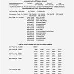 kerala lottery result pournami